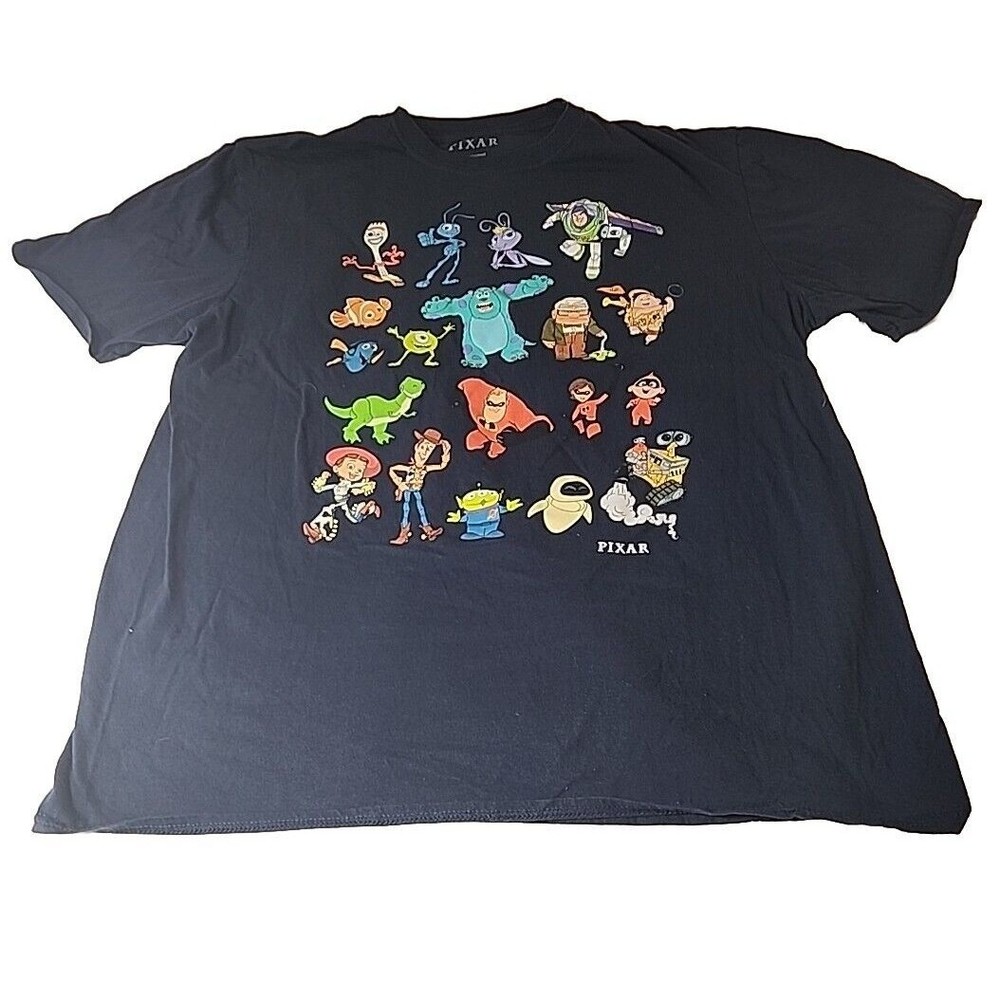 Disney Pixar UP Toy Story Wall-E Incredibles Monsters Inc Bugs Life T-shirt 2X